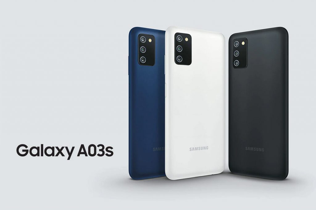 Samsung Galaxy A03s phong cách năng động kiểu dáng thon gọn