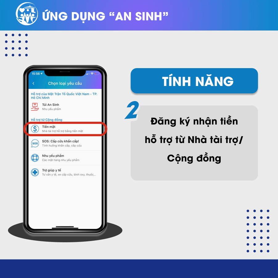 Ứng dụng "An sinh" ra đời trong tâm dịch