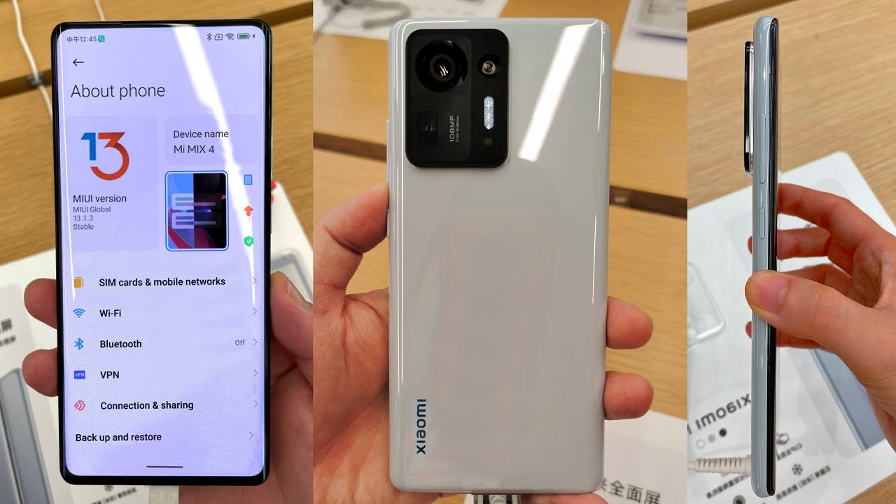 Hệ thống camera được trang bị trên Xiaomi Mi MIX 4